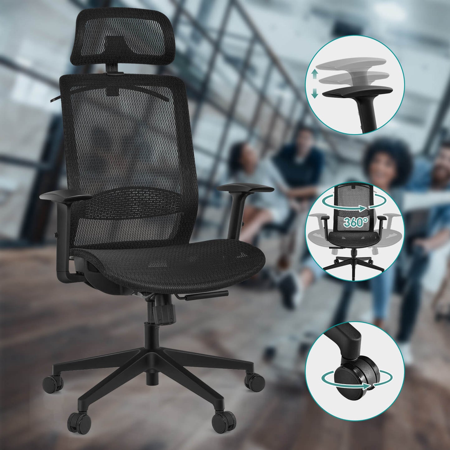 Ergonomic Mesh Office Chair
