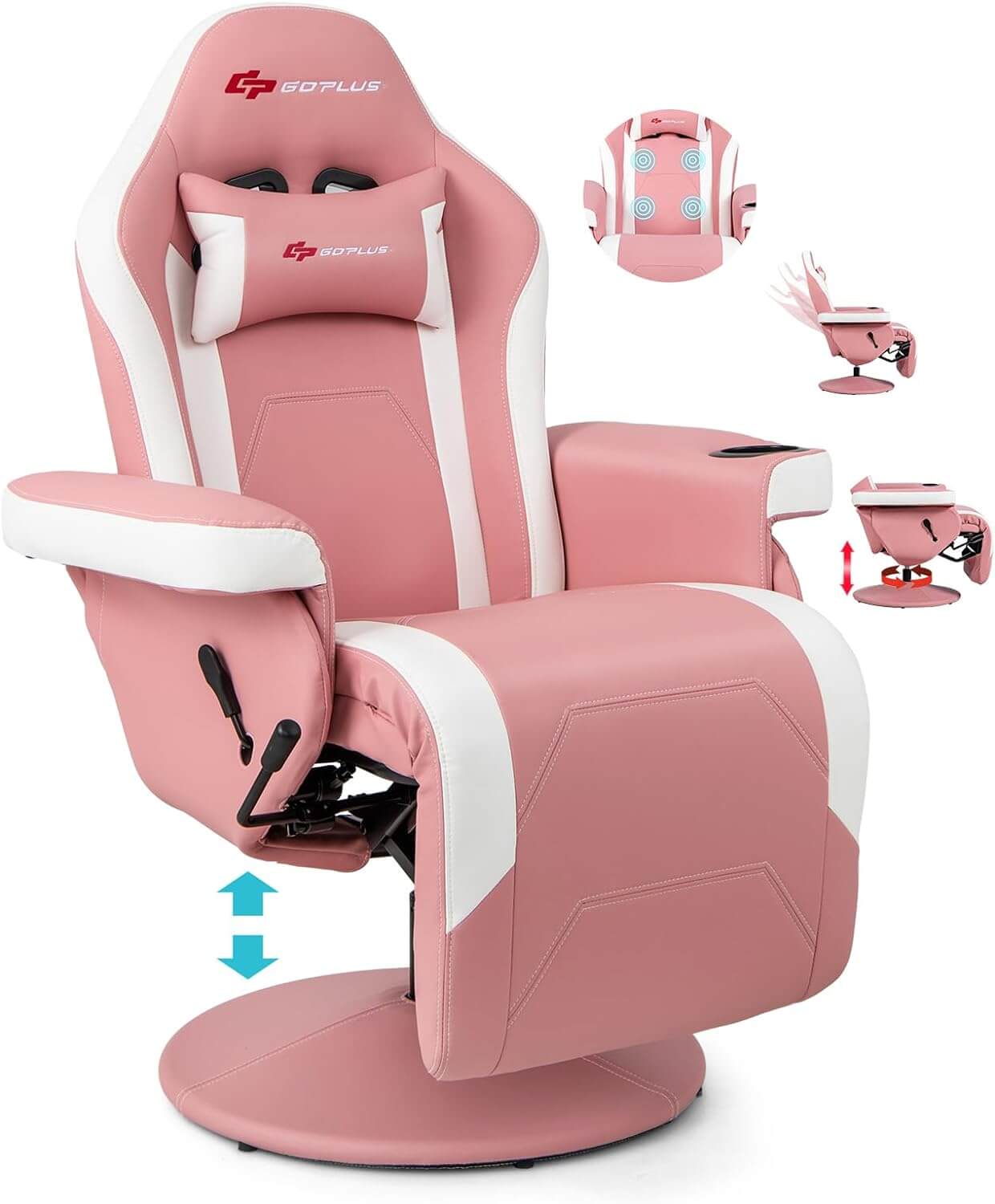 ergonomic massage gaming chair recliner