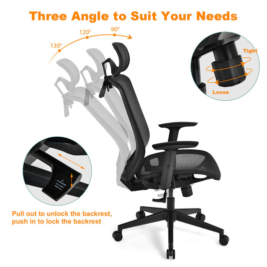 Ergonomic Mesh Office Chair