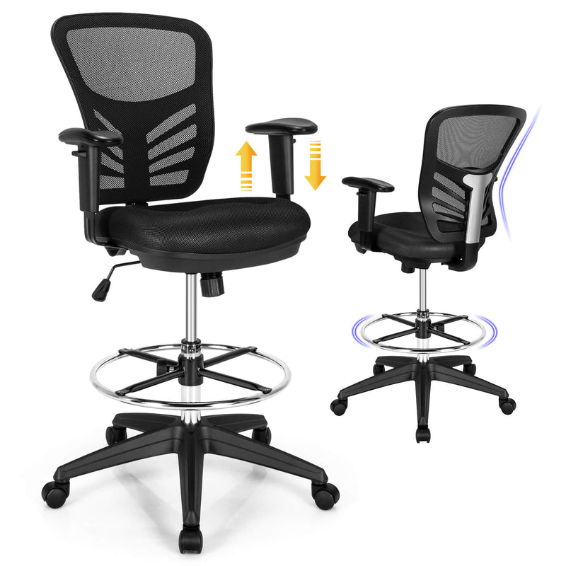 Load image into Gallery viewer, Ergonomic Tall Drafting Office Chair
