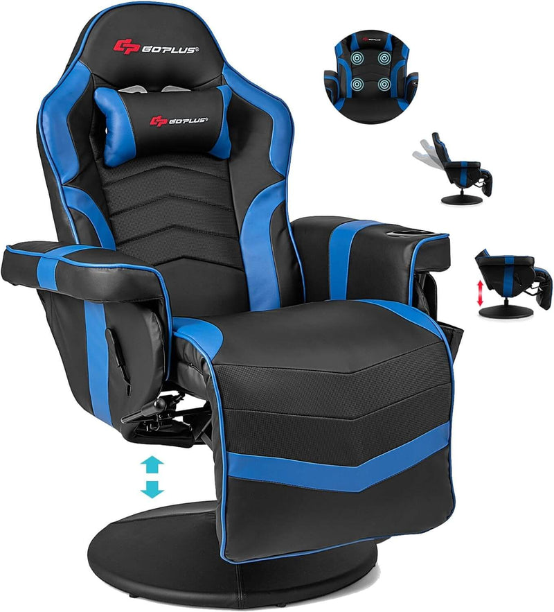 Load image into Gallery viewer, ergonomic massage gaming chair recliner
