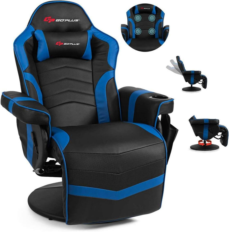 Load image into Gallery viewer, ergonomic massage gaming chair recliner
