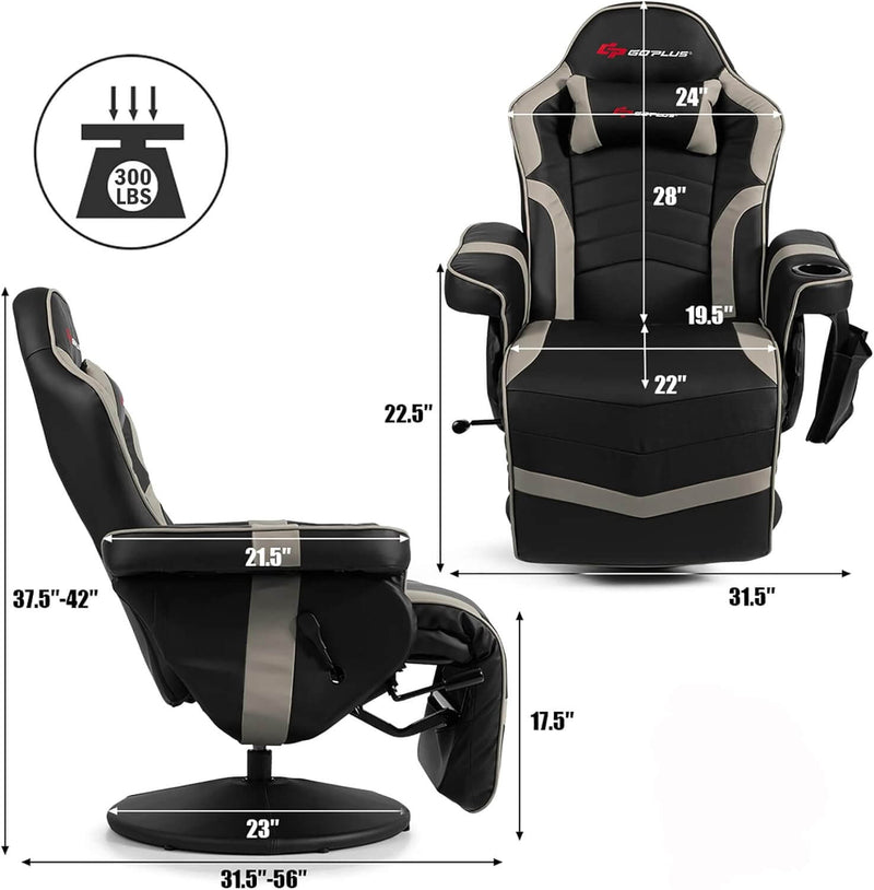 Load image into Gallery viewer, ergonomic massage gaming chair recliner
