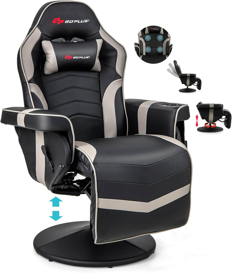 Load image into Gallery viewer, ergonomic massage gaming chair recliner
