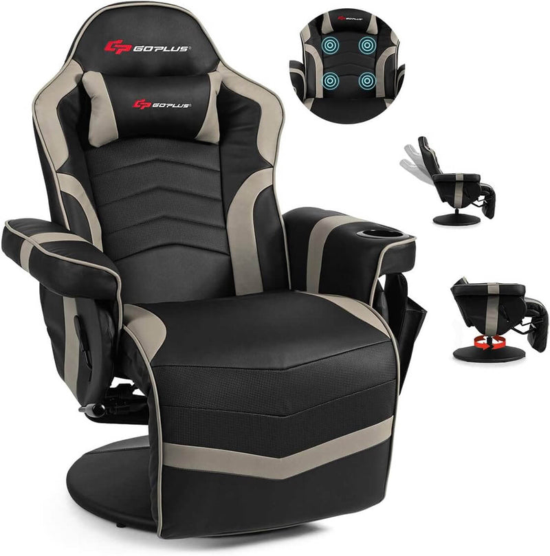 Load image into Gallery viewer, ergonomic massage gaming chair recliner
