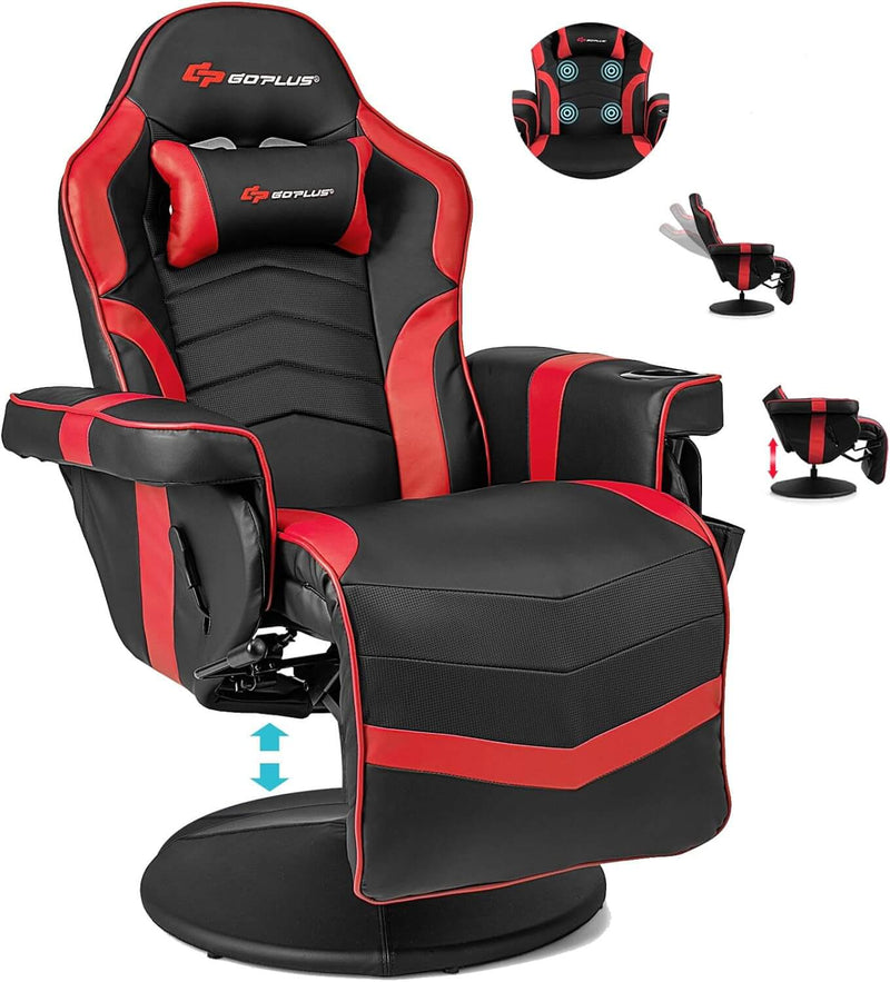 Load image into Gallery viewer, ergonomic massage gaming chair recliner
